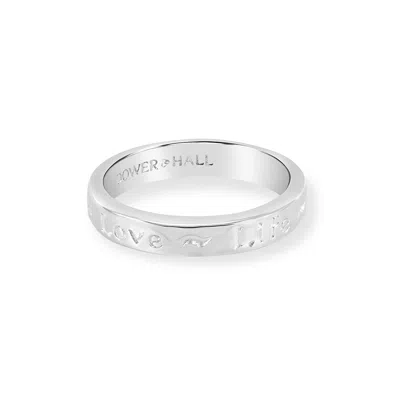 Dower & Hall Life Twinkle Ring In Silver