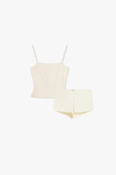 Dore & Rose Short Cami Set In White