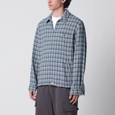 Bape Jacket Long Sleeves Checked Pattern Design In Multi