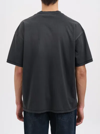 Represent Embellished Cotton T-shirt In Black