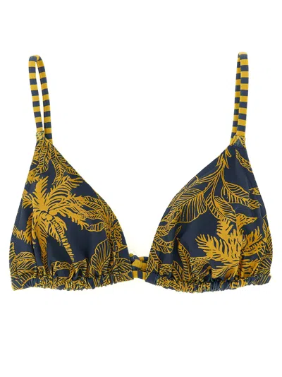 Eres Hamac Triangle Bikini Top Adjustable Straps Tropical In Multi