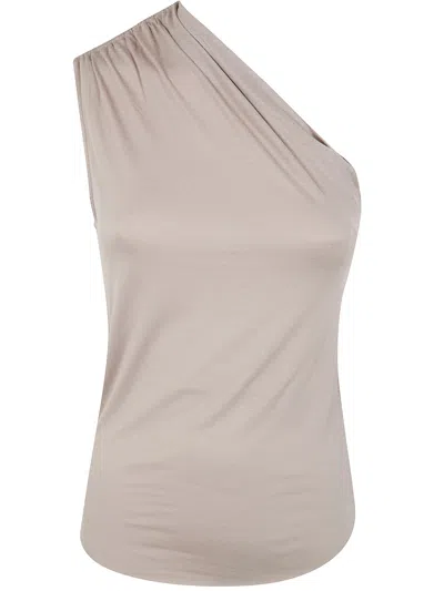 Thom Krom One-shoulder Top In Gray