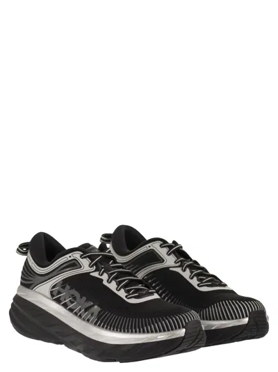 Hoka Mesh Low Top Sneakers Pull Tab In Black