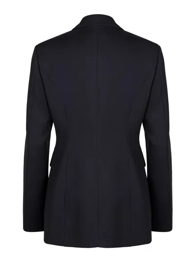 Seafarer Gilda Tailored Jacket Back Vent Lapels In Blue