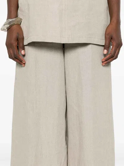 Max Mara Sequoia Long Pants In Beige