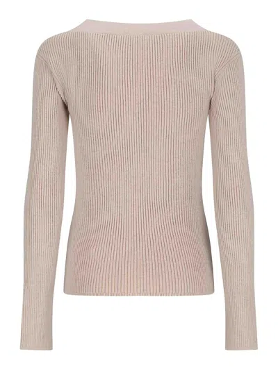 Max Mara Sweater In Beige