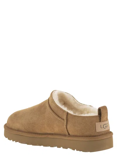 Ugg Classic Micro - Suede Ankle Boot In Brown