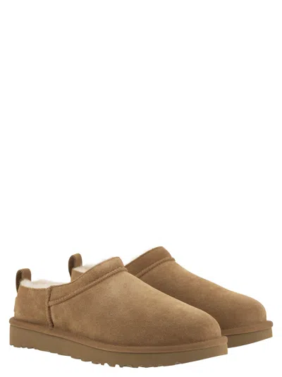 Ugg Classic Micro - Suede Ankle Boot In Brown