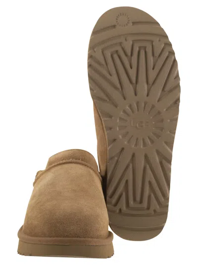 Ugg Classic Micro - Suede Ankle Boot In Brown