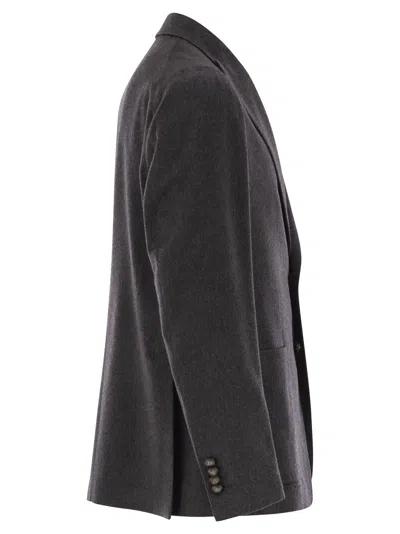 Tagliatore Two-button Patch Pocket Jacket In Gray