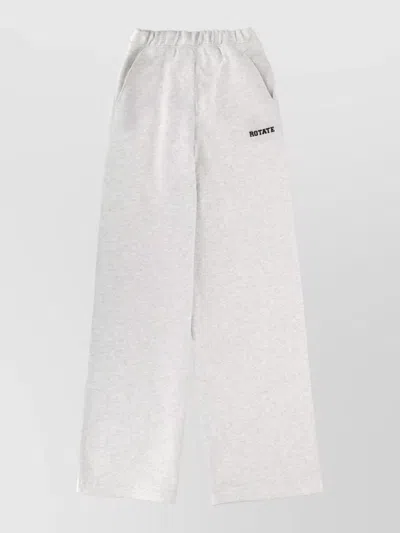 Rotate Birger Christensen Tailored Trousers Featuring Discreet Side Pockets In Gray