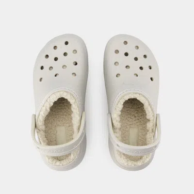 Crocs Classic Platform Glitter Sandals In Multi