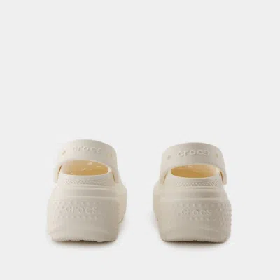 Crocs Platform-sole Clogs In White