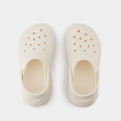 Crocs Platform-sole Clogs In White