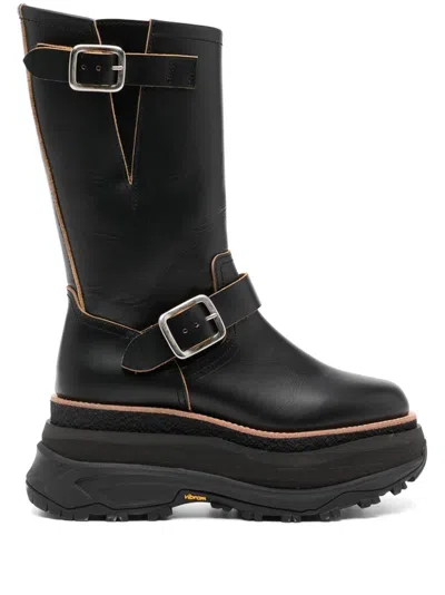 Sacai Engineer Boots In Multi