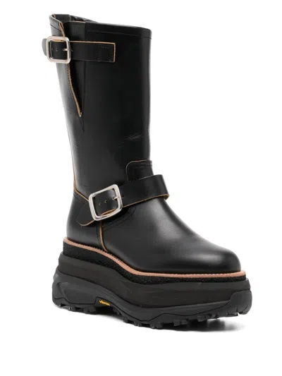 Sacai Engineer Boots In Multi