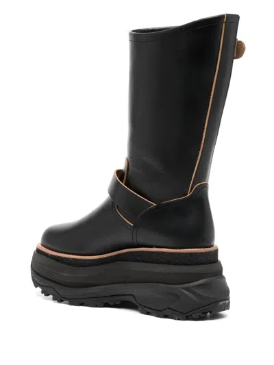 Sacai Engineer Boots In Multi