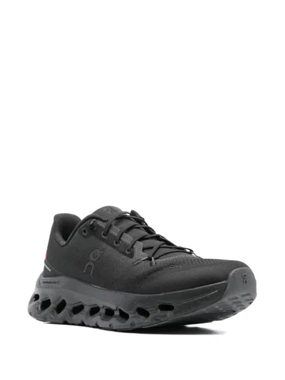 On Technical Mesh Sneakers With Cloudtec Phase Technology In Black