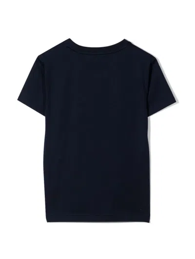 Fred Perry Embroidered T-shirt In Blue