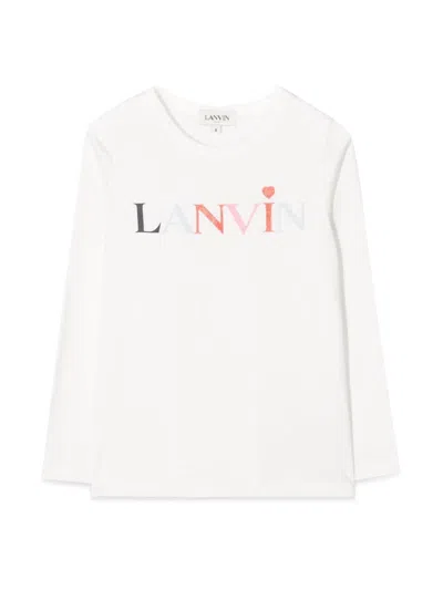 Lanvin T-shirt Con Logo In White
