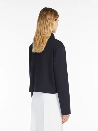 Max Mara Knitted Jacket In Animal Print