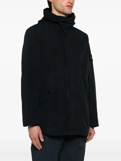 Stone Island Short Parka In Multi