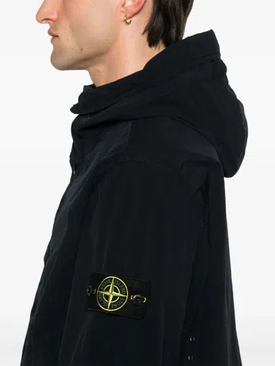 Stone Island Short Parka In Multi