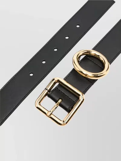 Jacquemus Leather Belt In Neutrals