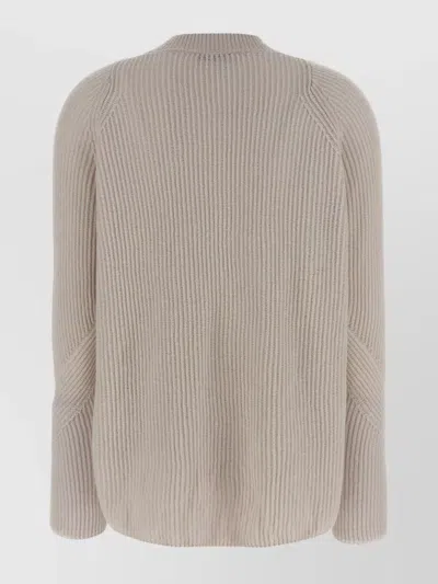 S Max Mara Wool Jumper In Neutral