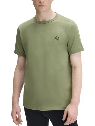 Fred Perry T-shirt Ringer In Green