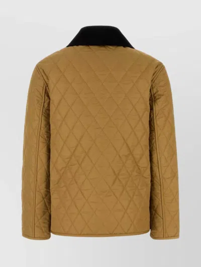 Burberry Dranefeld Quilted Jacket In Brown