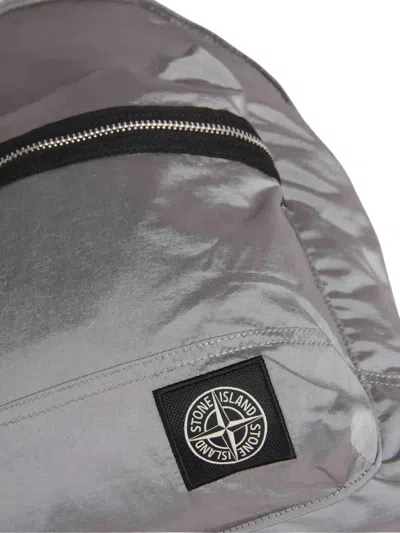 Stone Island Logo-appliqué Backpack