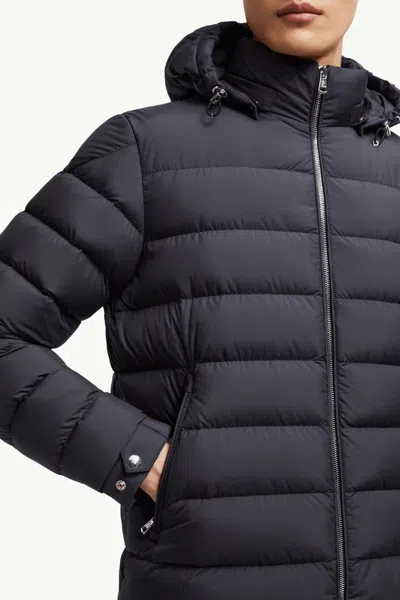 Moncler Arneb Lightweight Micro Chic Down Jacket In Black