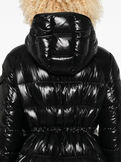 Moncler Courcelles Long Coat In Black