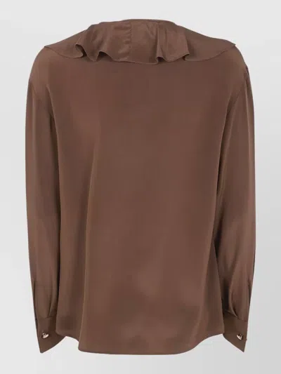 S Max Mara Silk Shirt In Multi