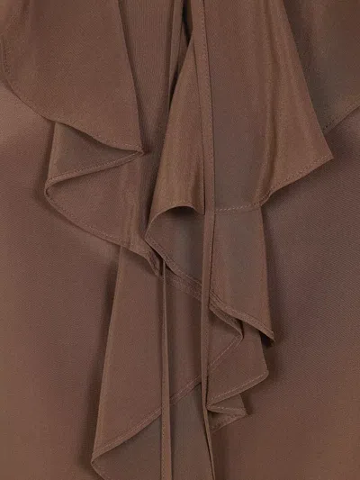 S Max Mara Silk Shirt In Multi