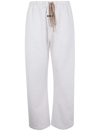 Essentials Drawstring Track Pants In White