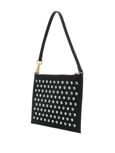 N°21 N21 Pochette Large In Black