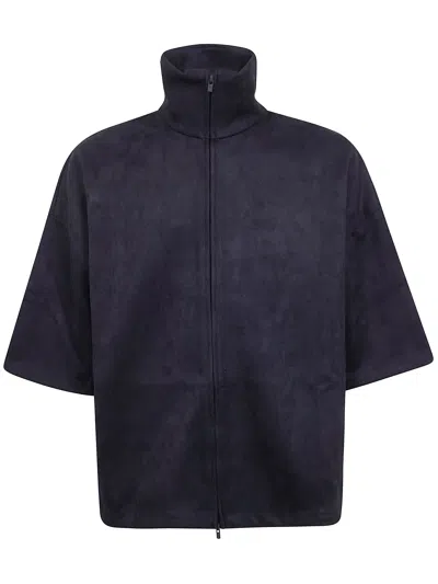 Essentials Zip-fastening Jacket In Blue