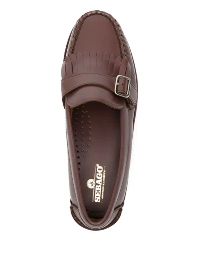 Sebago White Lyocell Wool Elastane Top In Brown