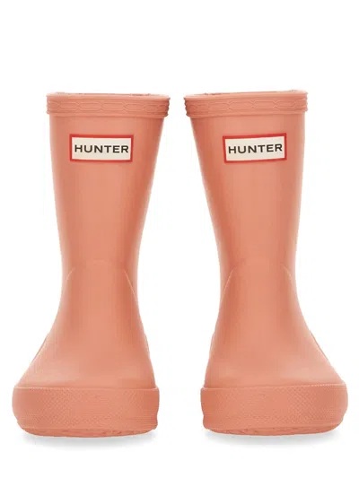 Hunter First Classic Boot In Pink