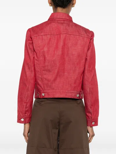 A.p.c. A. P.c. Dion Jacket 42 Red In Red