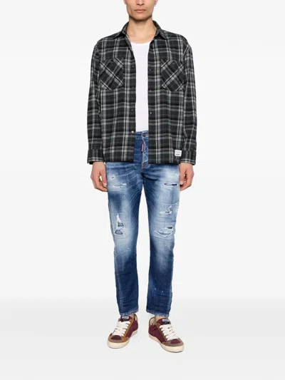 Dsquared2 Pants 5 Pockets In Multi
