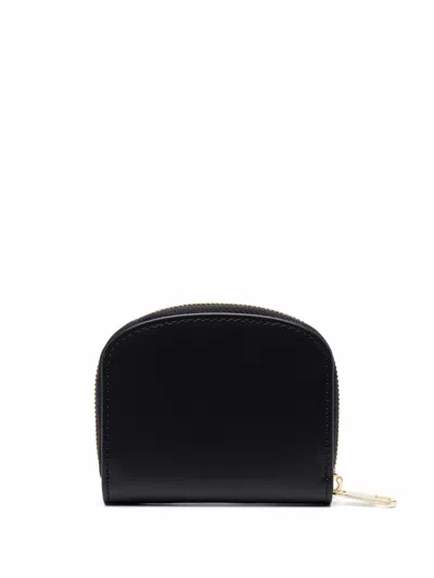 A.p.c. Compact Demi-lune Mini In Black