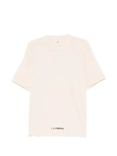 C.p. Company C.p.company T-shirt With Logo Print In Neutral