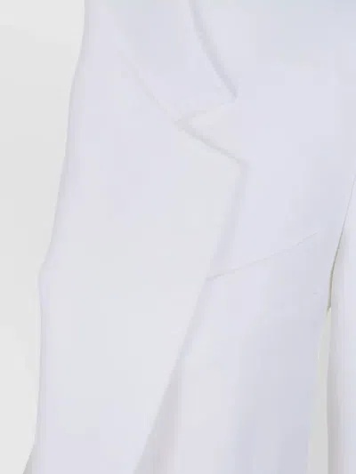 S Max Mara Single-breasted Blazer In White