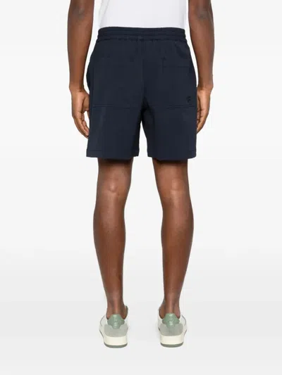 Maison Kitsuné Elasticated Shorts In Blue