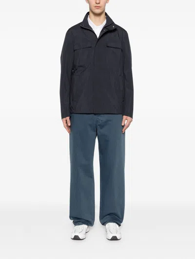 Herno Flap-pocket Jacket In Black