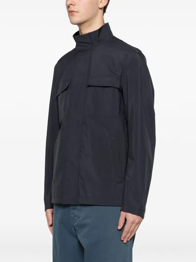 Herno Flap-pocket Jacket In Black