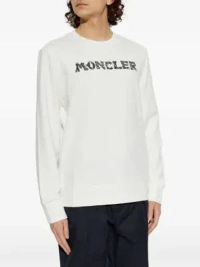 Moncler Sweatshirt In White